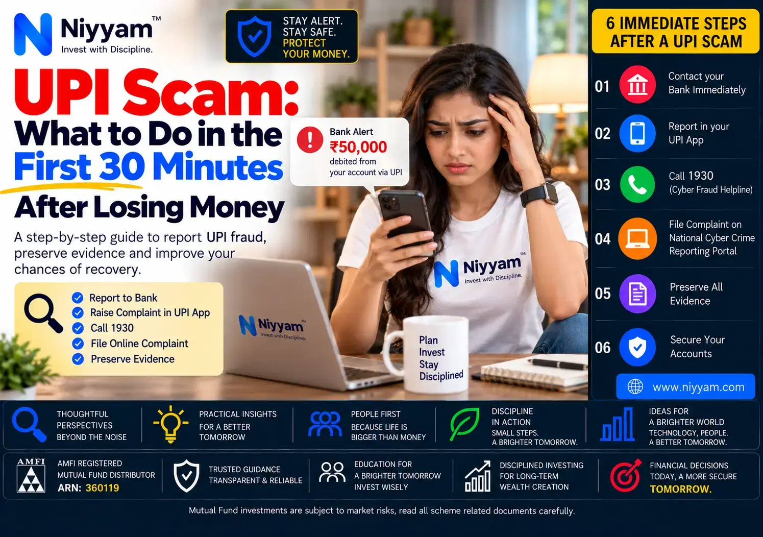 UPI scam what to do after losing money in India