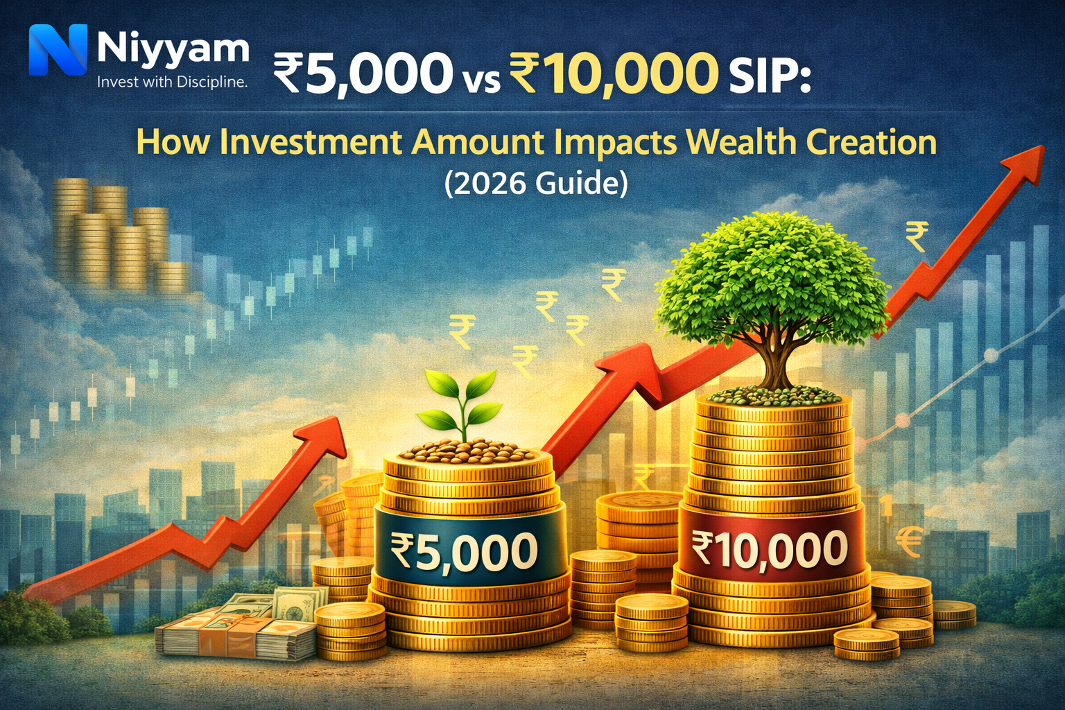 ₹5,000 vs ₹10,000 SIP: How Investment Amount Impacts Wealth Creation (2026 Guide)