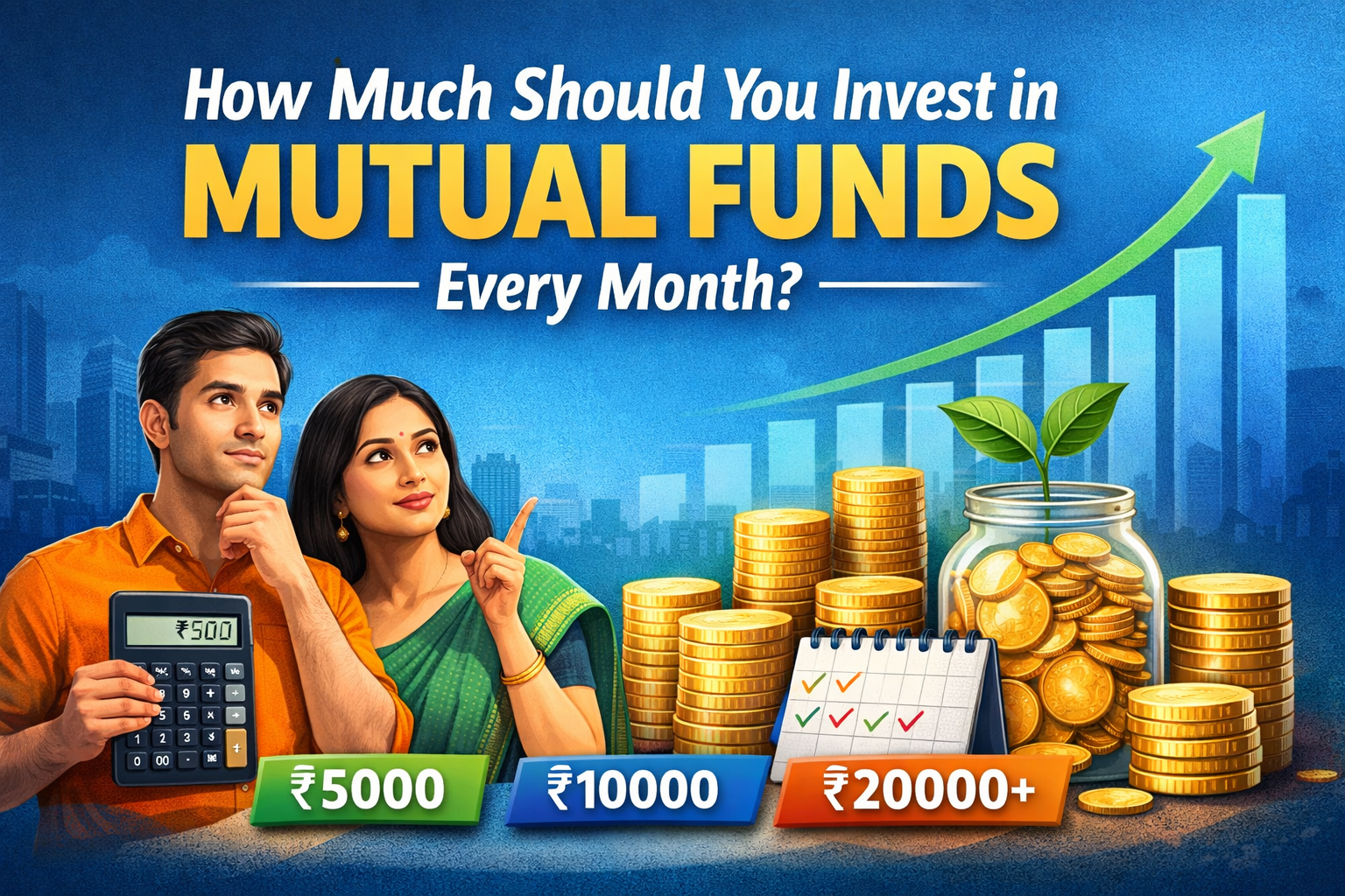 How Much Should You Invest in Mutual Funds Every Month? (2026 Practical Guide for Indian Investors)