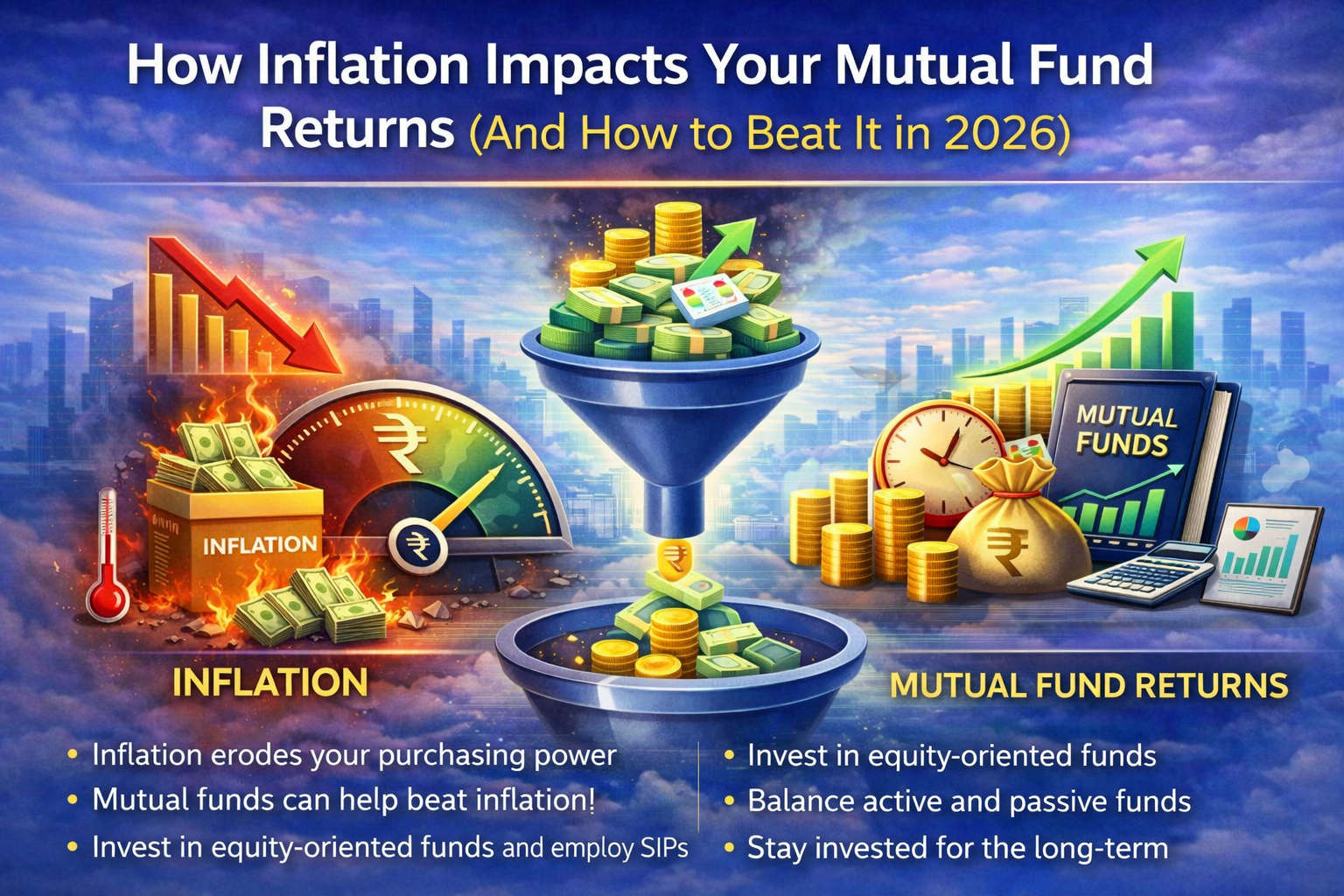 How Inflation Impacts Your Mutual Fund Returns (And How to Beat It in 2026)