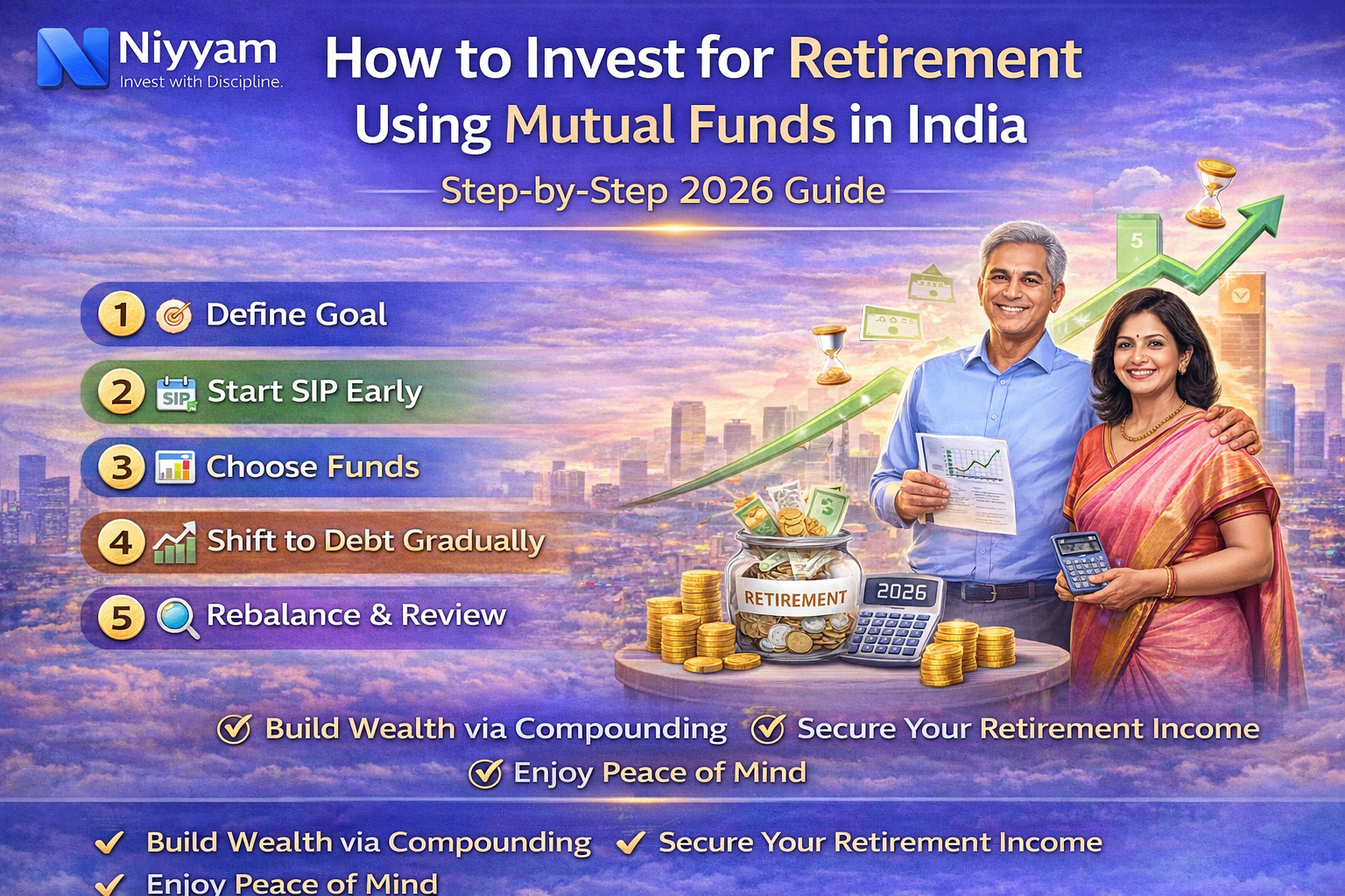 How to Invest for Retirement Using Mutual Funds in India (Step-by-Step 2026 Guide)