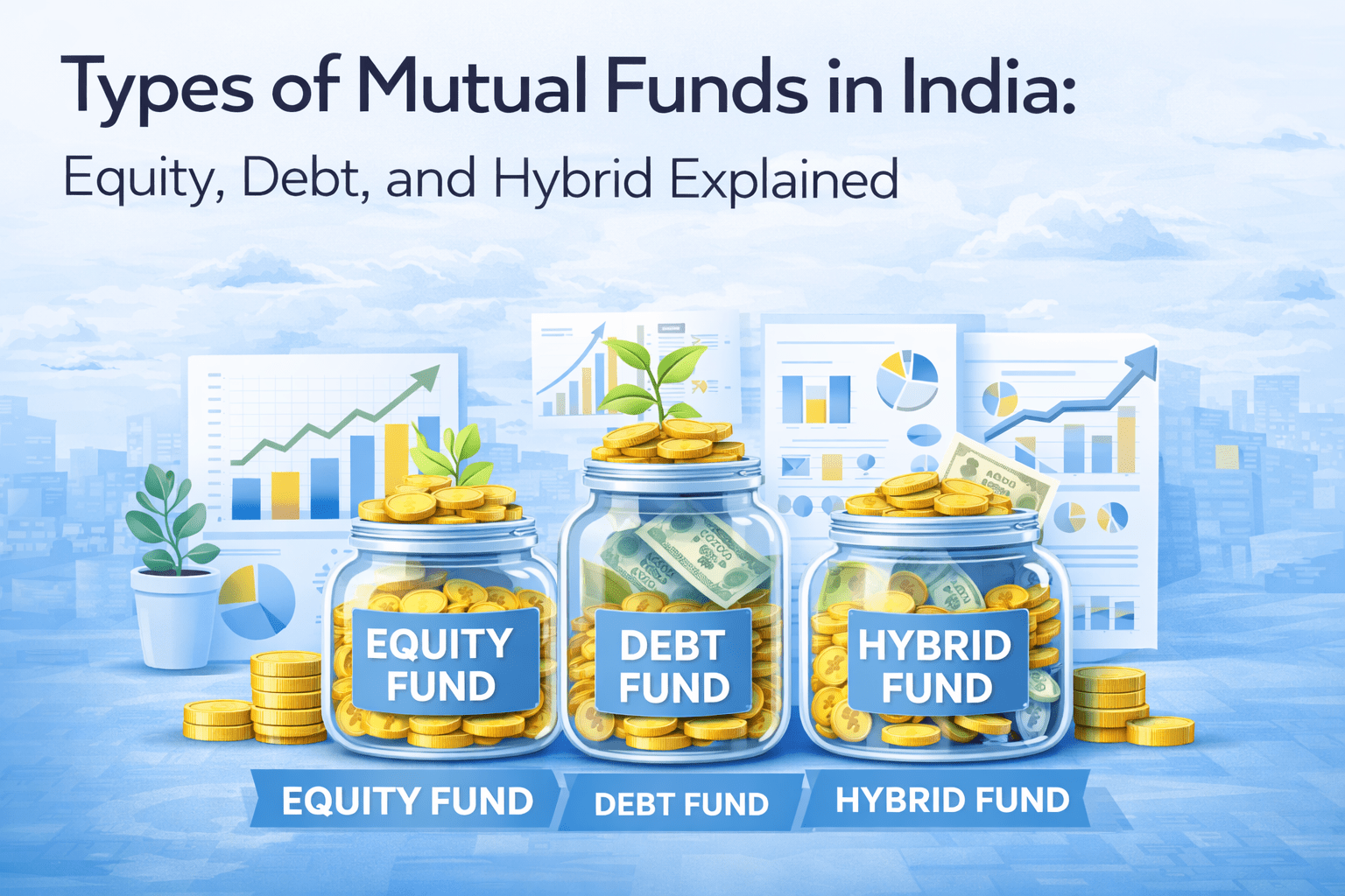 Types of Mutual Funds in India: Equity, Debt, and Hybrid Explained