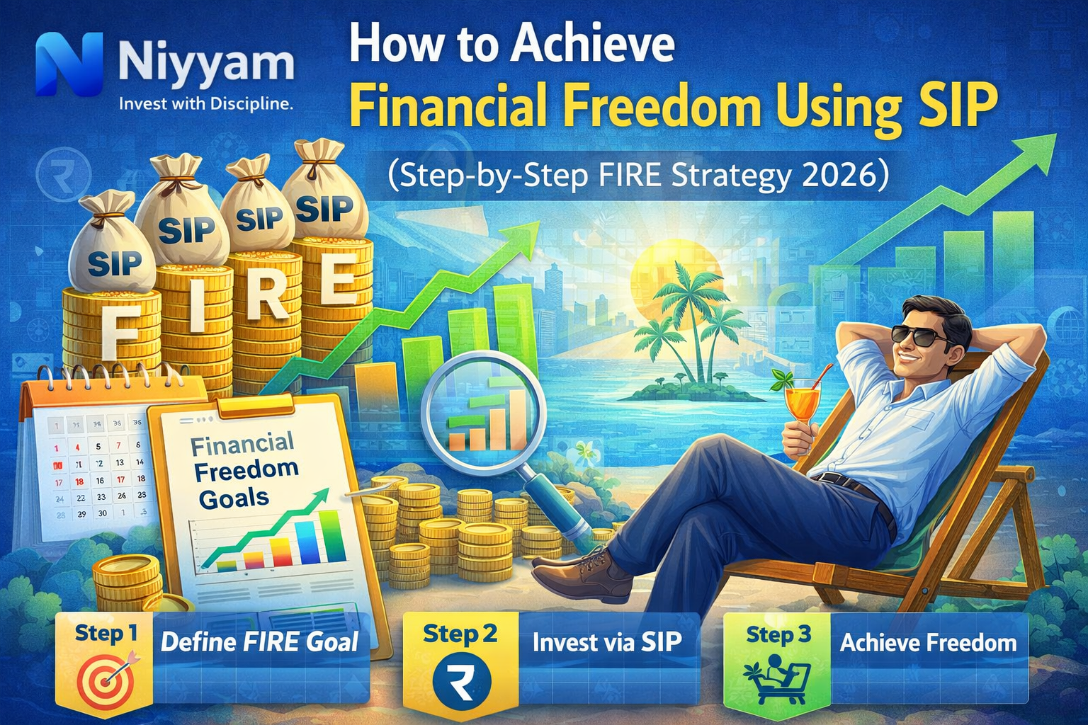 How to Achieve Financial Freedom Using SIP (Step-by-Step FIRE Strategy 2026)