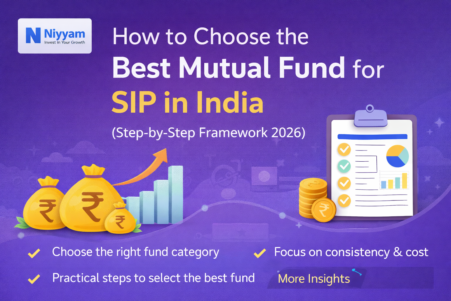 How to Choose the Best Mutual Fund for SIP in India (Step-by-Step Framework 2026)