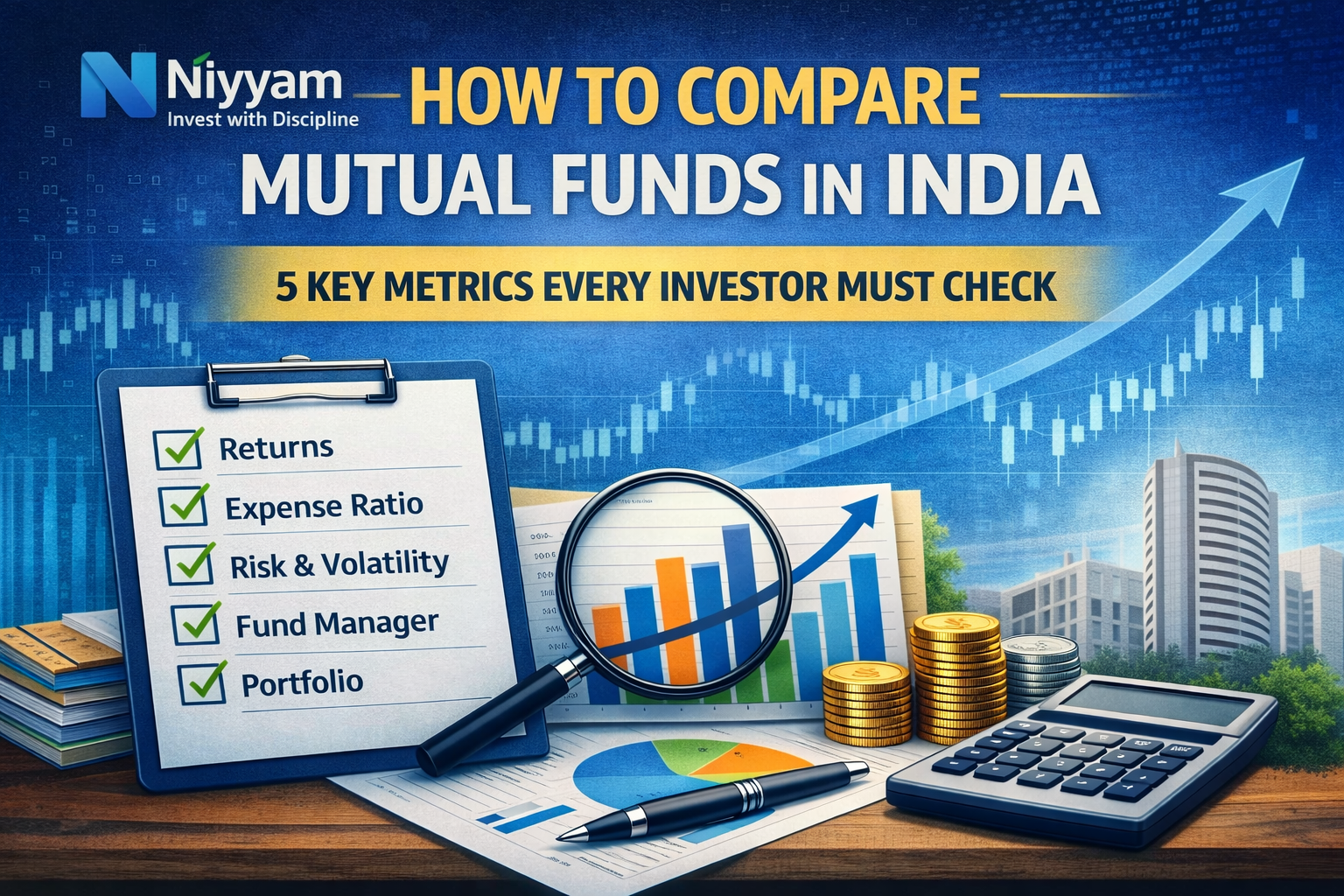 How to Compare Mutual Funds in India (5 Key Metrics Every Investor Must Check)