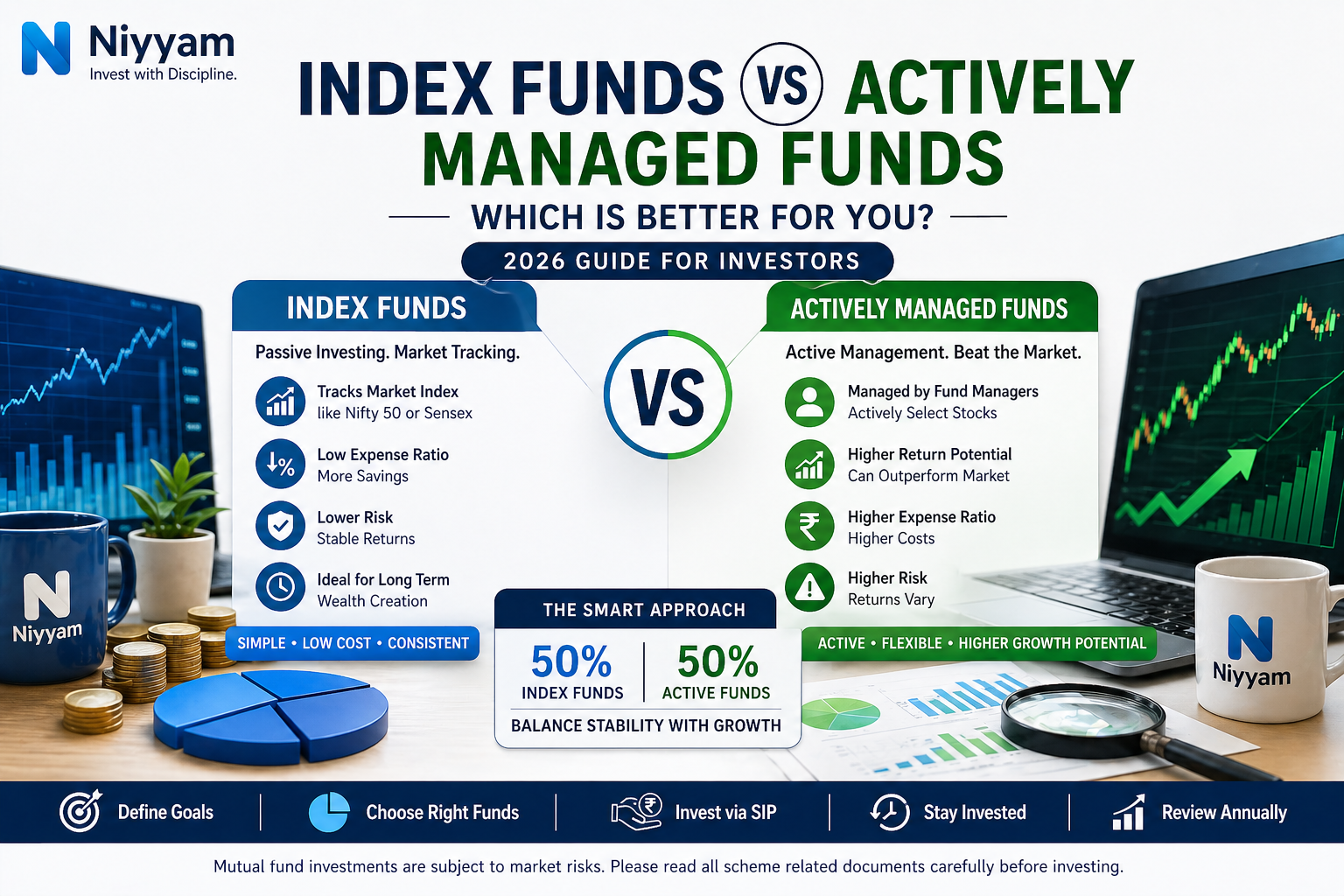 Index Funds vs Actively Managed Funds: Which is Better for You? (2026 Guide)
