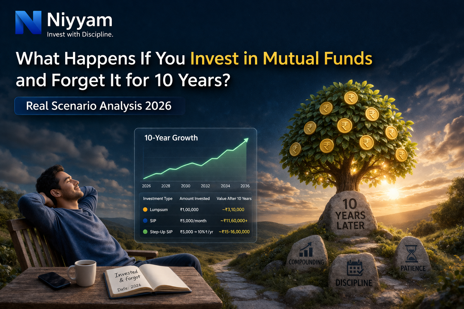 What Happens If You Invest in Mutual Funds and Forget It for 10 Years? (Real Scenario Analysis 2026)