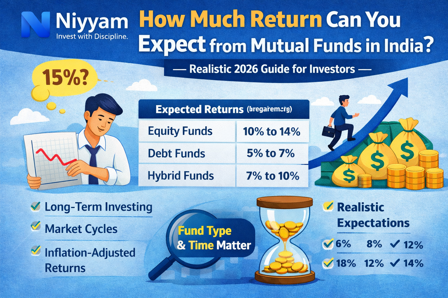 How Much Return Can You Expect from Mutual Funds in India? (Realistic 2026 Guide for Investors)