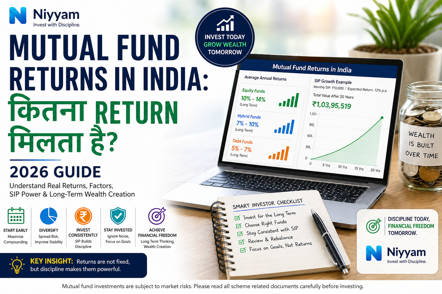 Mutual Fund Returns in India: कितना Return मिलता है? (2026 Guide)