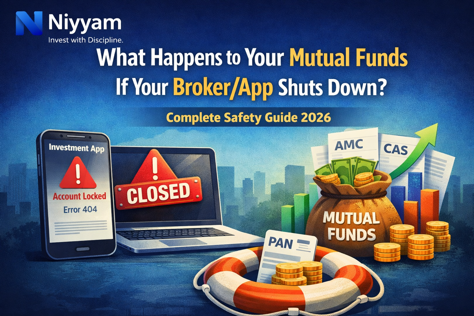 What Happens to Your Mutual Funds If Your Broker/App Shuts Down? (Complete Safety Guide 2026)