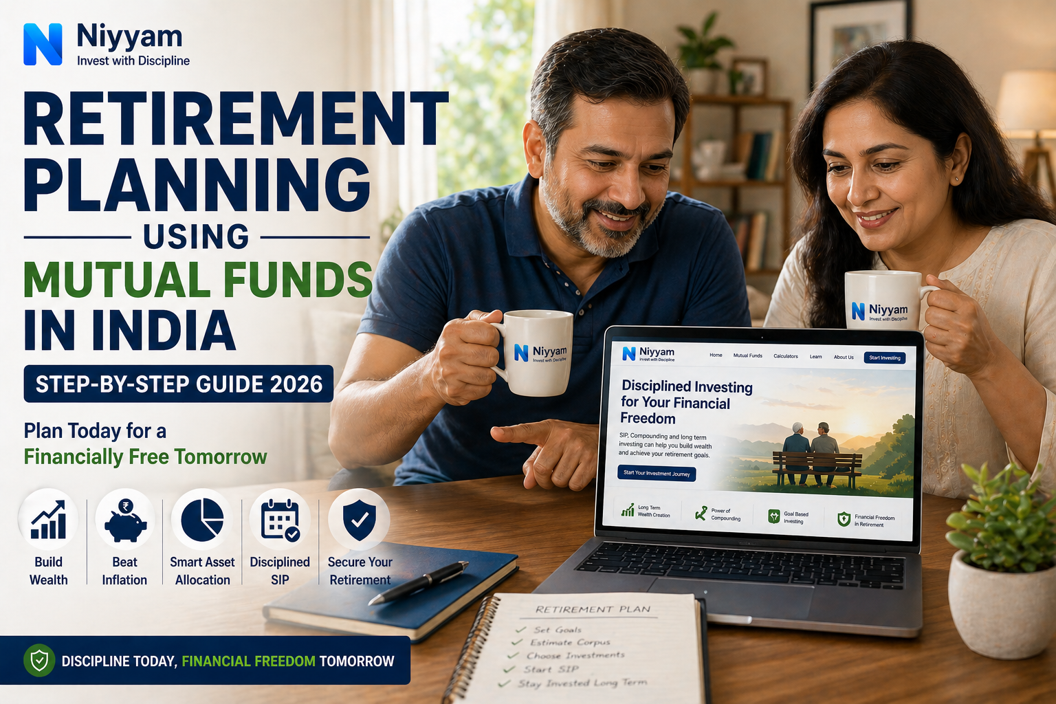 Retirement Planning Using Mutual Funds in India (Step-by-Step Guide 2026)