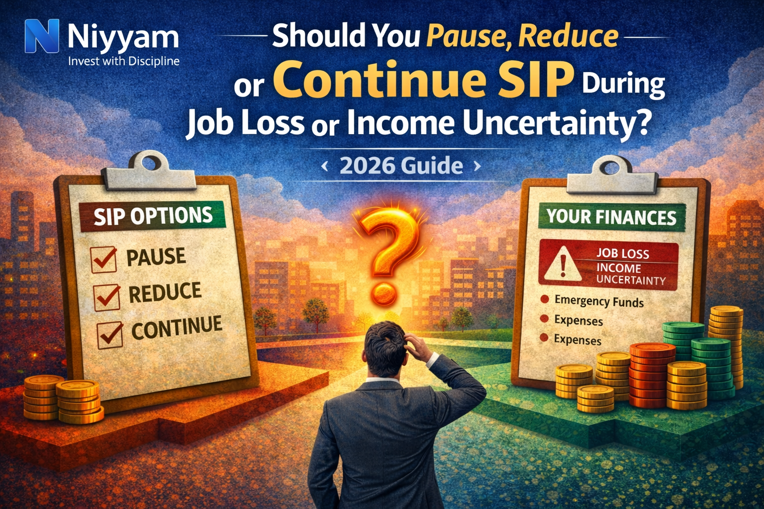Should You Pause, Reduce, or Continue SIP During Job Loss or Income Uncertainty? (2026 Guide)