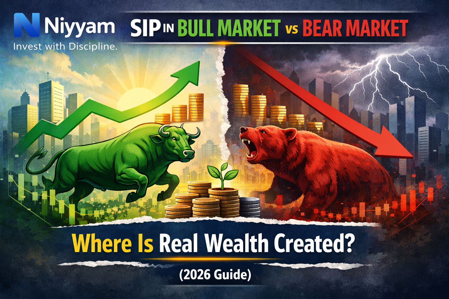 SIP in Bull Market vs Bear Market: Where Is Real Wealth Created? (2026 Guide)