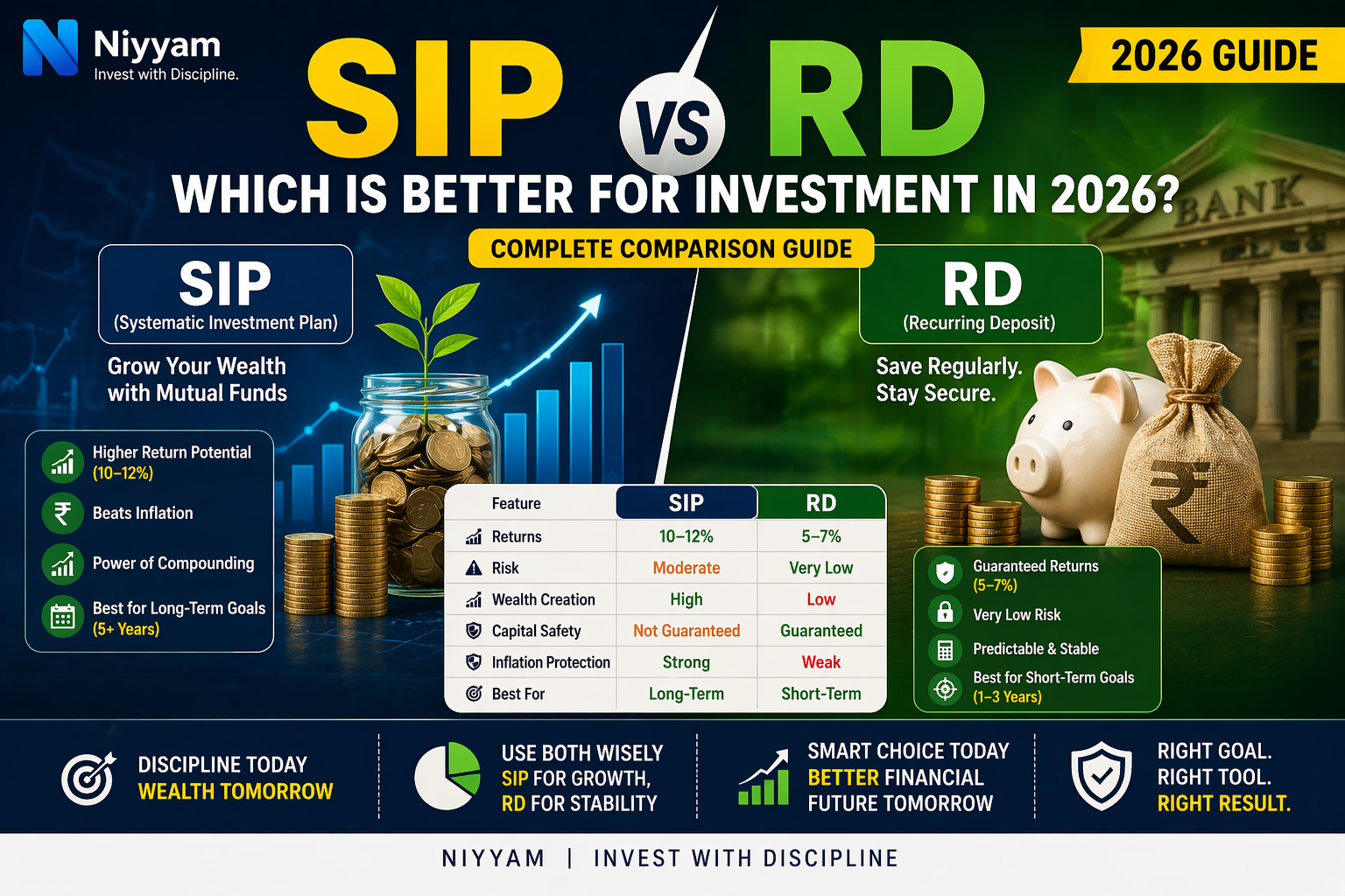 SIP vs RD: Which is Better for Investment in 2026? Complete Comparison Guide