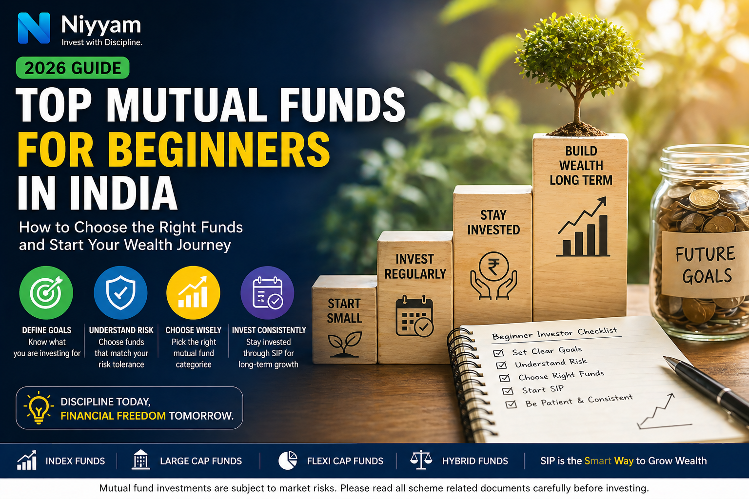 Top Mutual Funds for Beginners in India (2026) – How to Choose the Right Funds