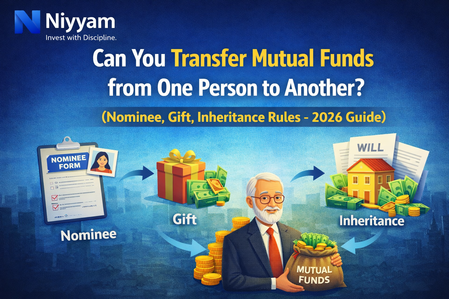 Can You Transfer Mutual Funds from One Person to Another? (Nominee, Gift, Inheritance Rules – 2026 Guide)