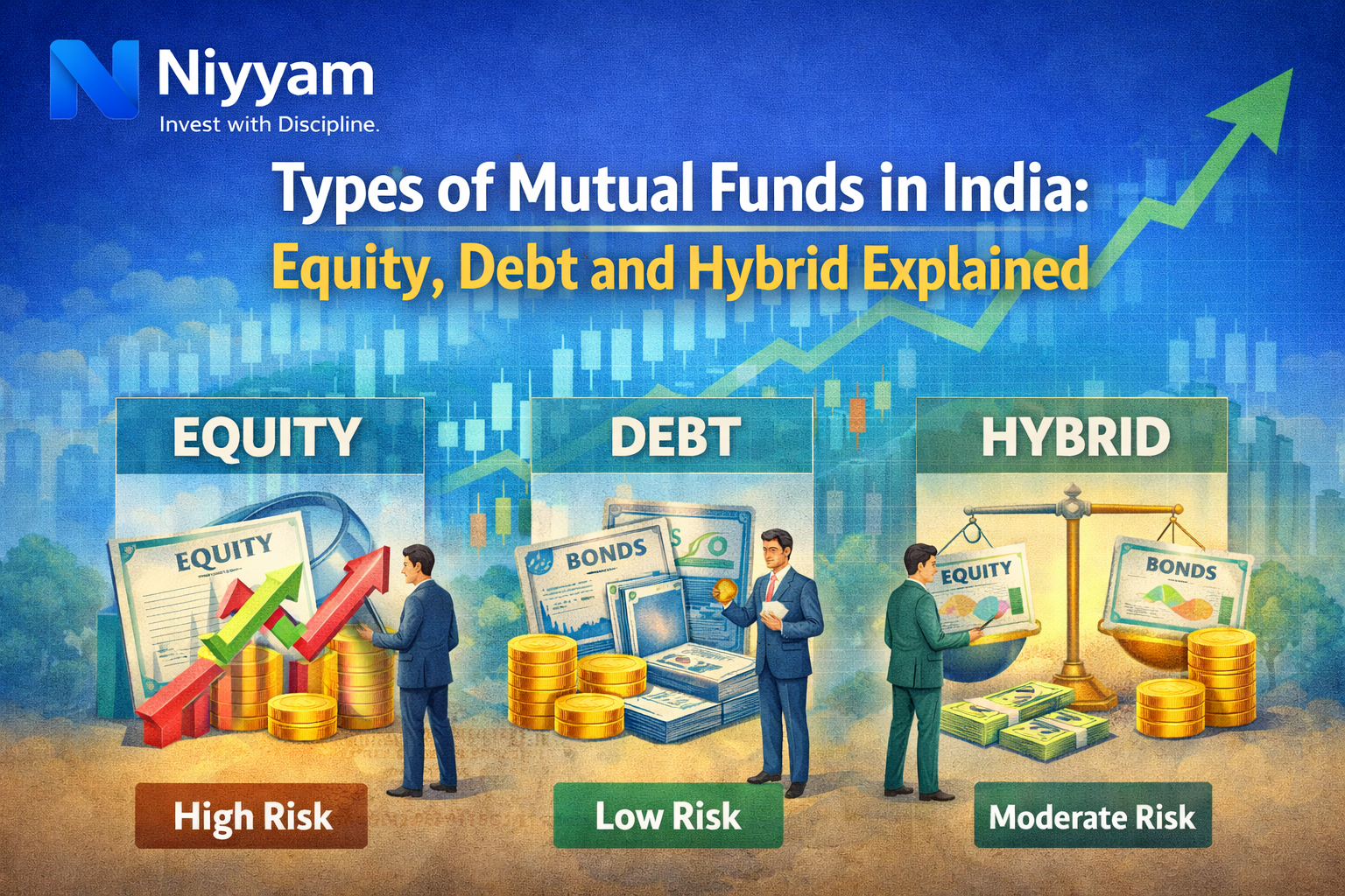 Types of Mutual Funds in India: Equity, Debt, and Hybrid Explained (2026 Guide)