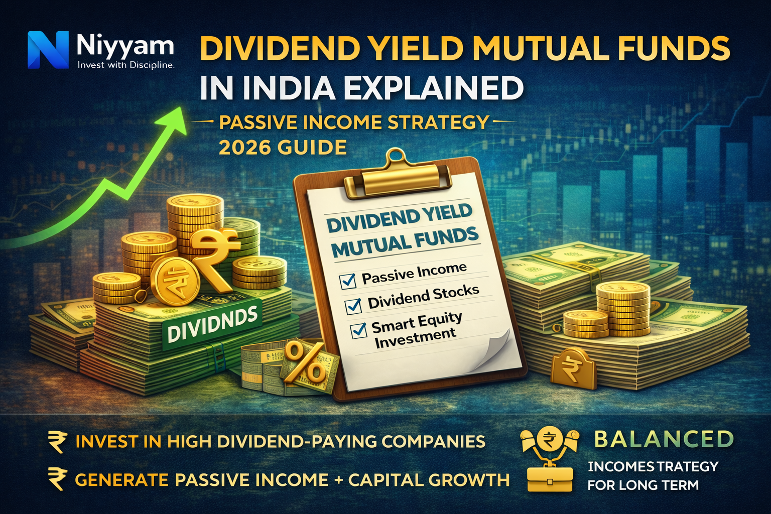 How Dividend Yield Mutual Funds Work in India (Passive Income Strategy 2026 Guide)
