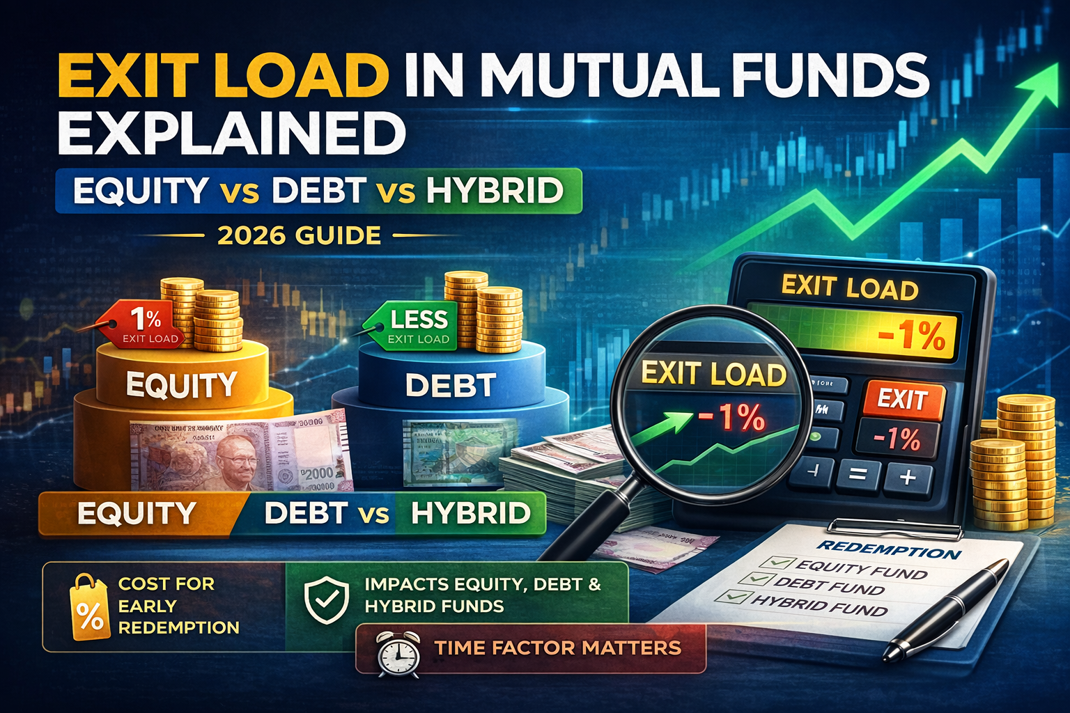 How Exit Load Works Across Mutual Fund Types (Equity vs Debt vs Hybrid – 2026 Deep Guide)