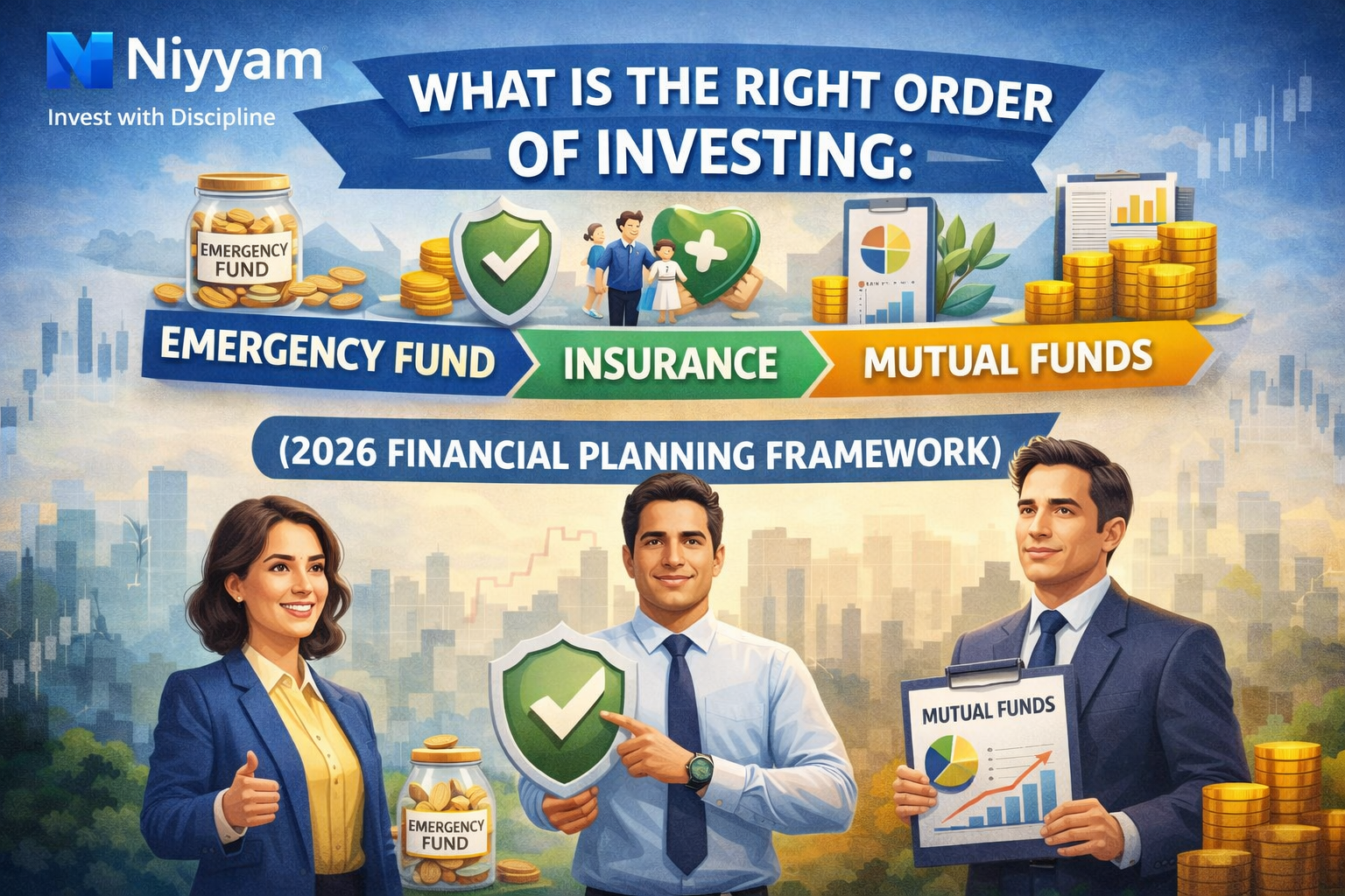 What is the Right Order of Investing: Emergency Fund → Insurance → Mutual Funds? (2026 Financial Planning Framework)