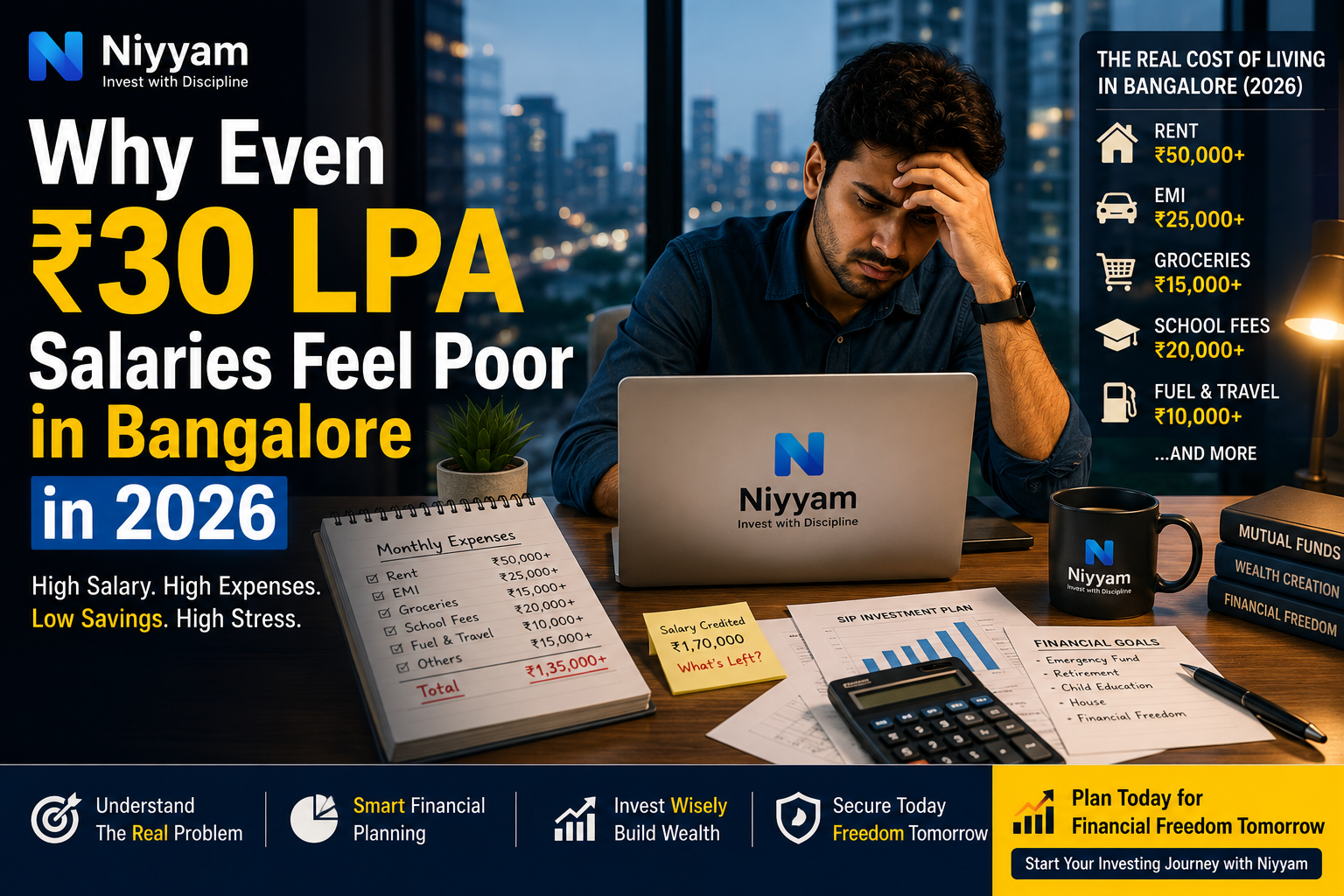 Why Even ₹30 LPA Salaries Feel Poor in Bangalore in 2026