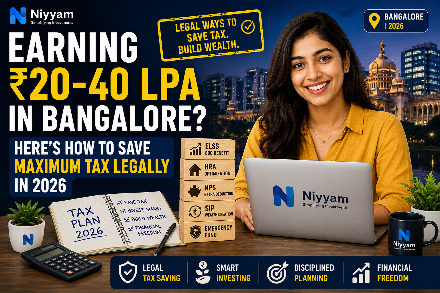 Earning ₹20–40 LPA in Bangalore? Here’s How to Save Maximum Tax Legally in 2026